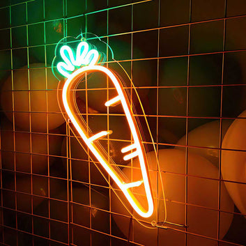 Carrot Neon Sign