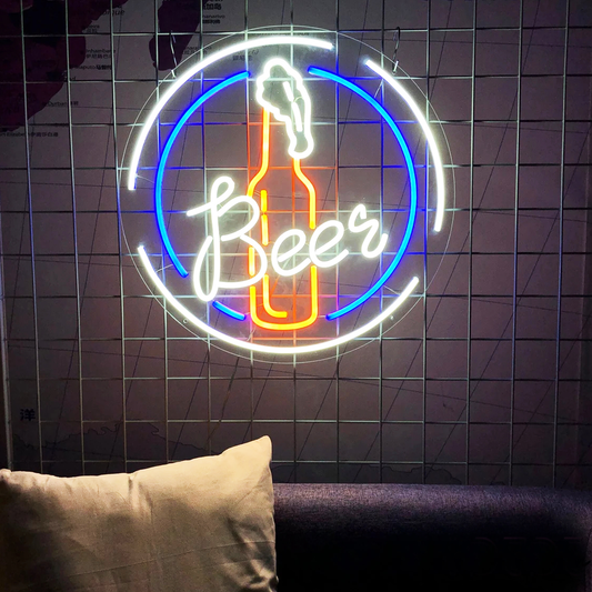 Home Pub Beer Neon Sign