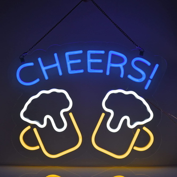 CHEERS LED Beer Neon Sign