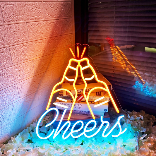 Cheers Bar Beer Neon Light Sign