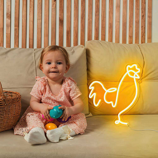 Easter Chicken Neon Sign