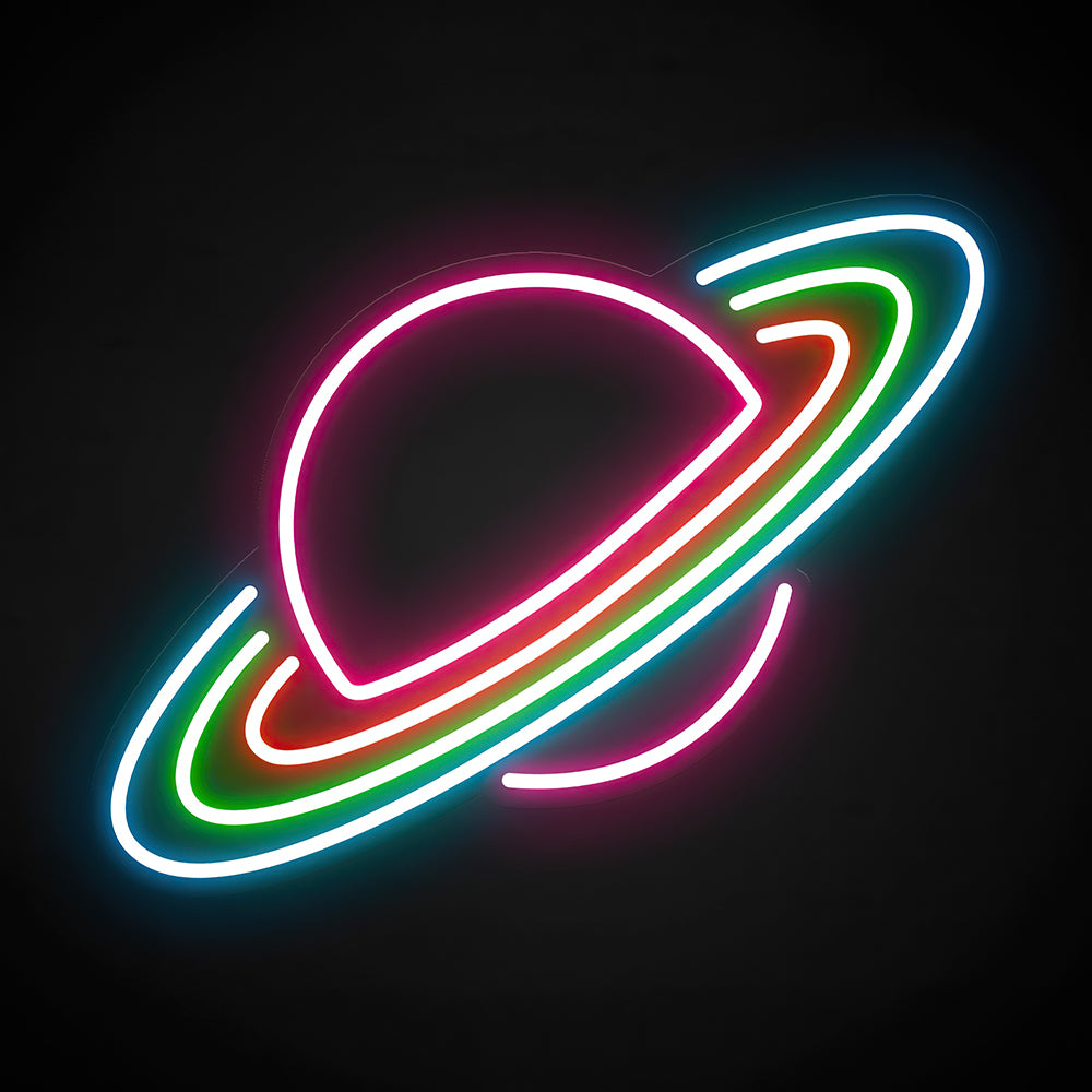 Saturn LED Neon Sign Yneon
