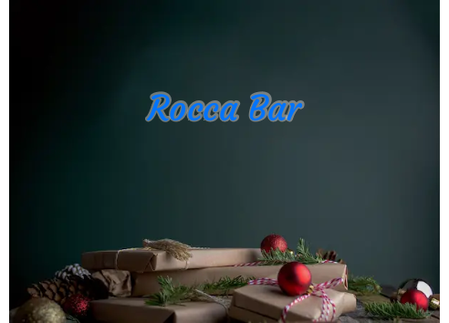 Custom Neon: Rocca Bar