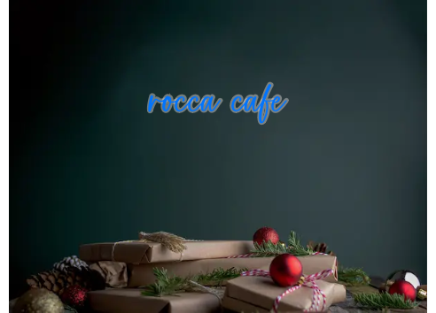 Custom Neon: rocca cafe