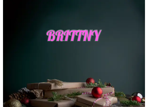 Custom Neon: BRITTNY