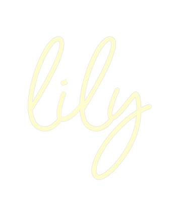 Custom Neon: lily