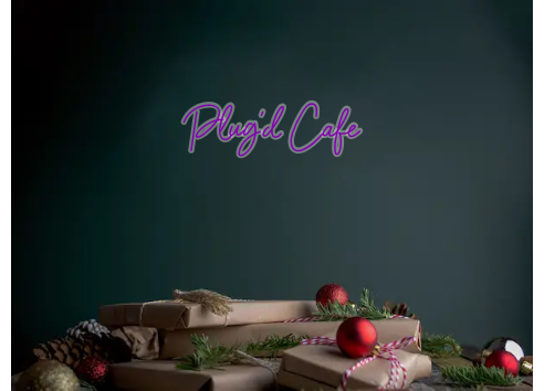 Custom Neon: Plug’d Café