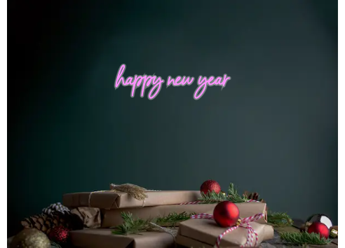 Custom Neon: happy new year