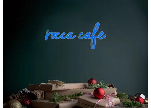 Custom Neon: rocca cafe