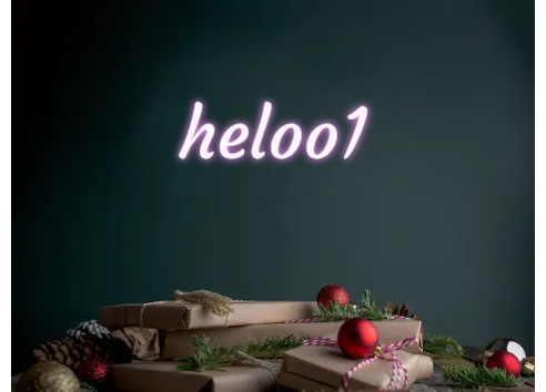 Custom Neon: heloo1