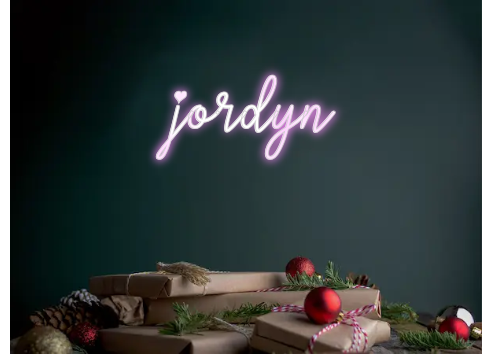 Custom Neon: jordyn