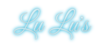 Custom Neon: Lu Lu's