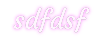 Custom Neon: sdfdsf