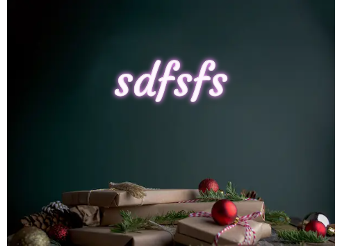 Custom Neon: sdfsfs