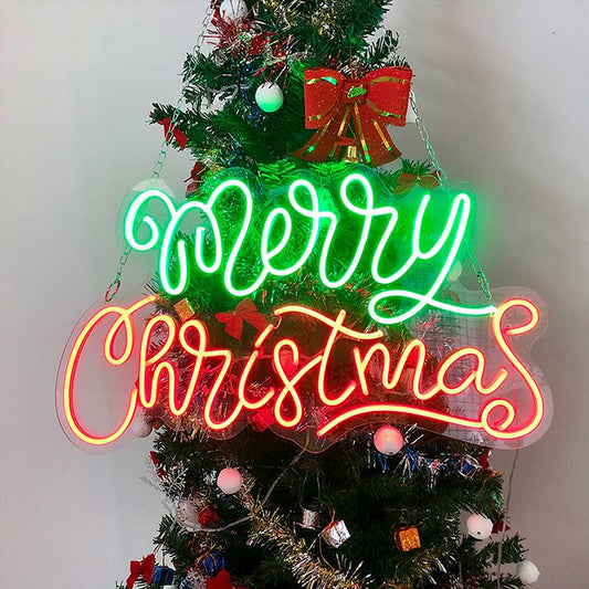 Merry Christmas Neon Sign